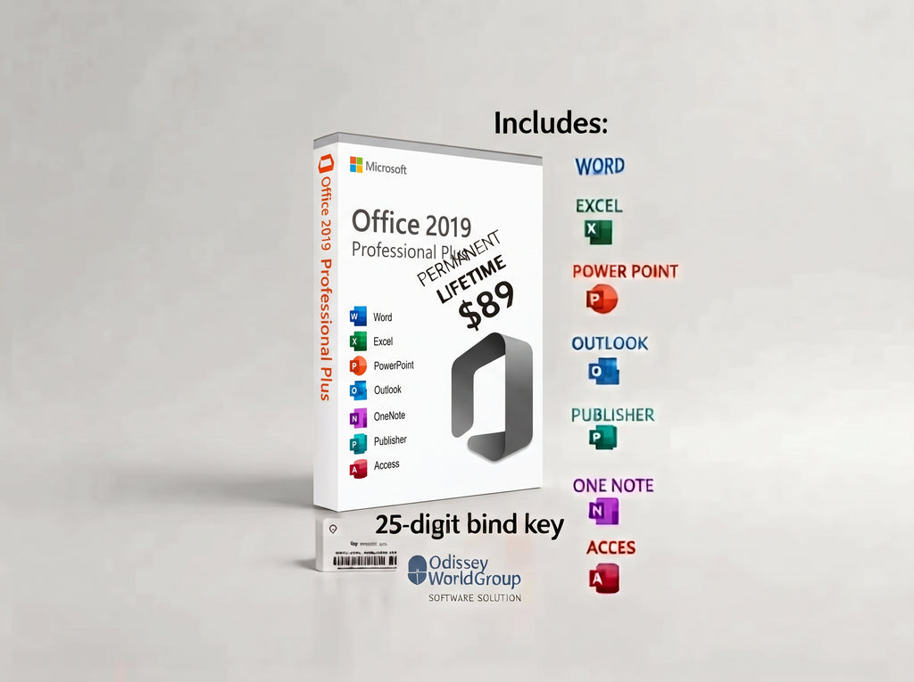Microsoft Office 2019 Profesional Plus – Lifetime License – Windows
