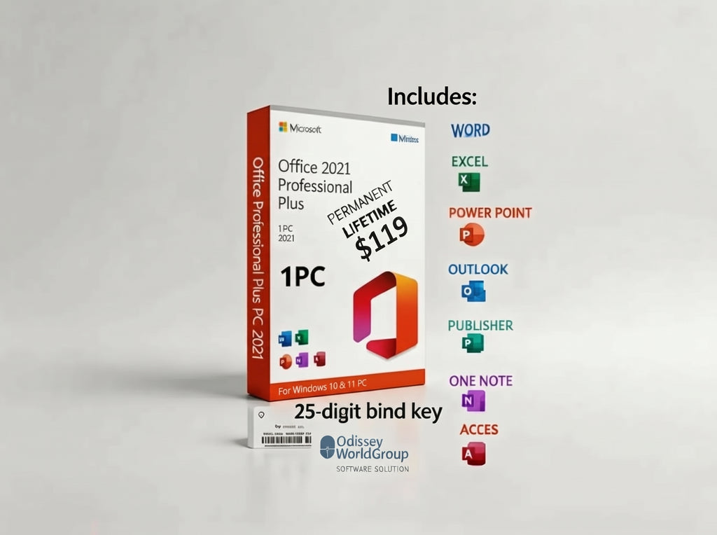 Microsoft Office 2021 Profesional Plus – Lifetime License – Windows